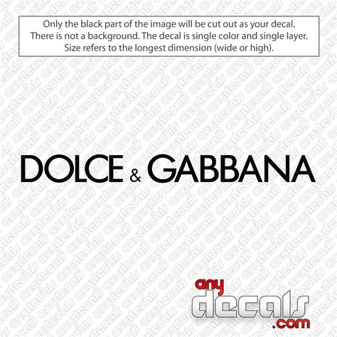 Dolce And Gabbana Stickers for Sale .